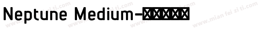 Neptune Medium字体转换